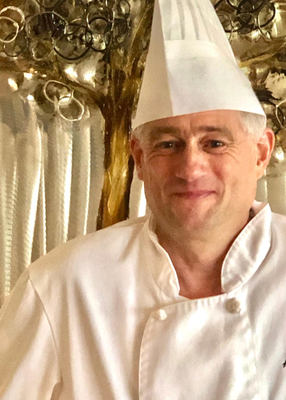 Master Chef on a perched cliff...