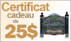 Tirage d'un certificat cadeau de 25$ au Gré du Vent Table champêtre