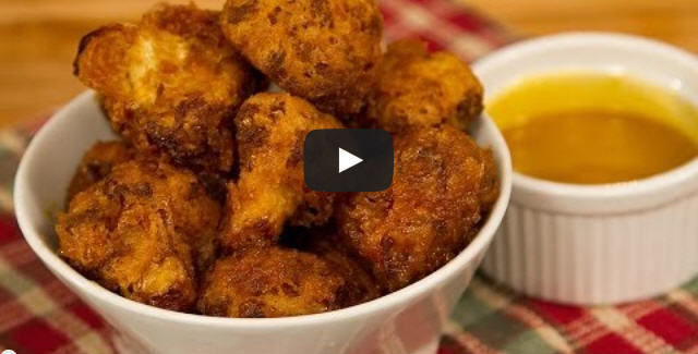 Ailes de chou-fleur sauce miel & moutarde