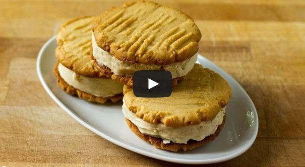 Sandwich à la crème glacée entièrement fait maison !