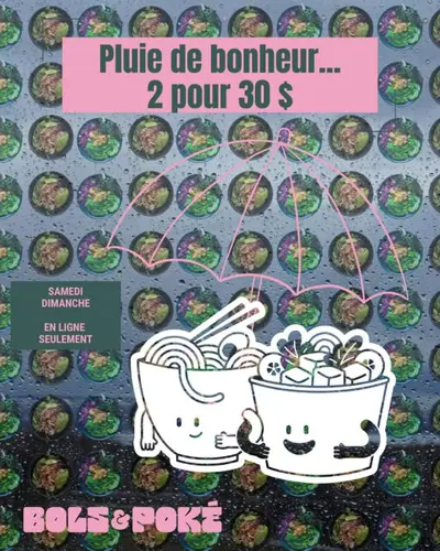 Image promotion Bols et poké Lévis