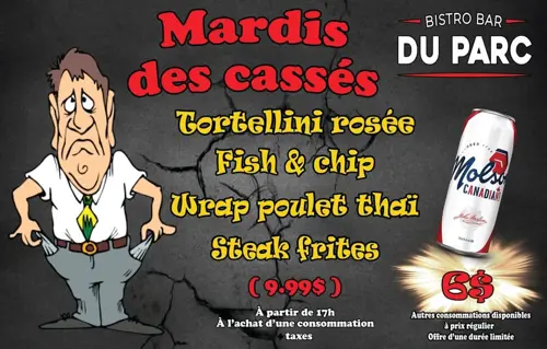 Image promotion Bistro Bar Du Parc