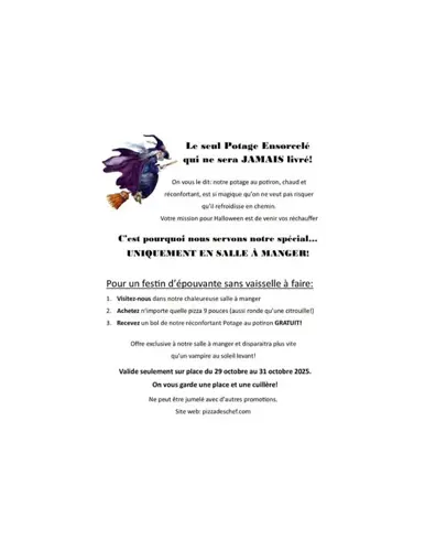 Image promotion Pizza des Chefs