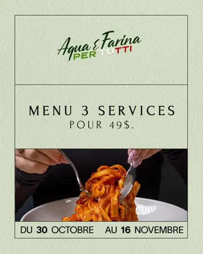 Image promotion Aqua E Farina