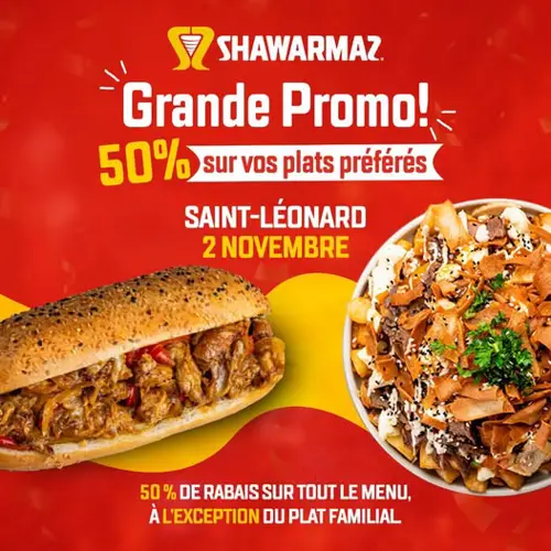 Image promotion Shawarmaz Vaudreuil-Dorion