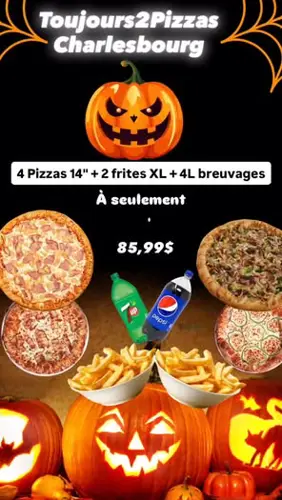 Image promotion Toujours 2 Pizzas charlesbourg