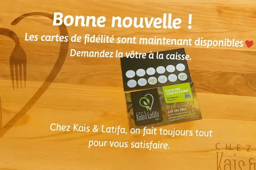 Image promotion chez kais et latifa