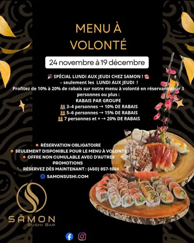 Image promotion Sāmon Sushi