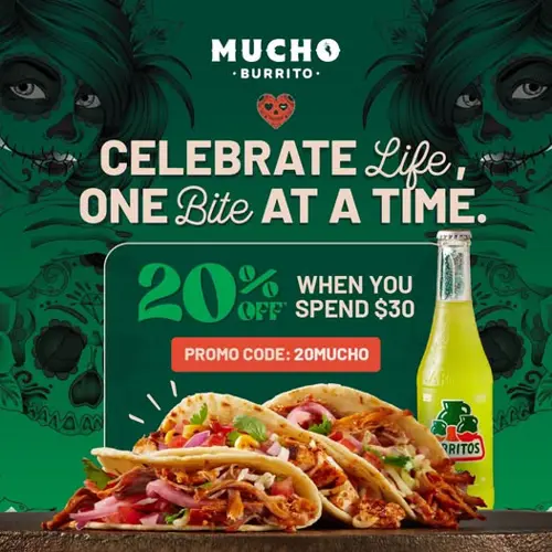 Image promotion Mucho Burrito Fresh Mexican Grill