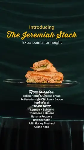 Image promotion Subway