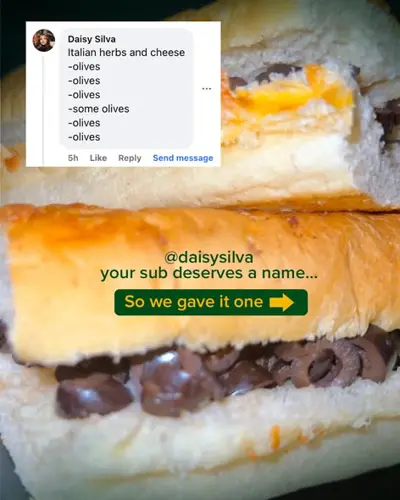 Image promotion Subway