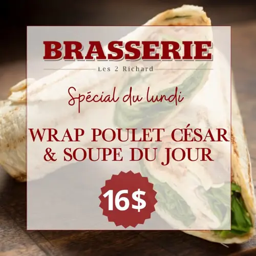 Image promotion Brasserie Les 2 Richard