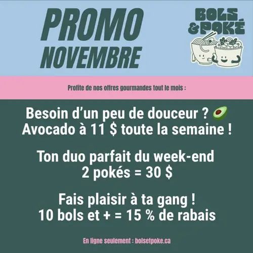 Image promotion Bols et Poké St-Roch / Tiki bar