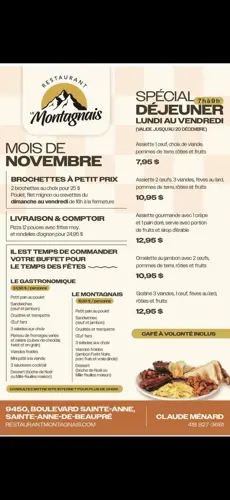 Image promotion Le Montagnais