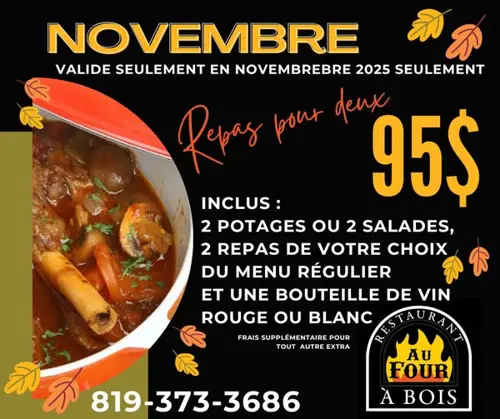 Image promotion Restaurant Au Four à Bois