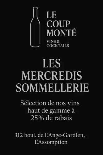 Image promotion Restaurant le coup monté, à l'Assomption, Vins & Cocktails