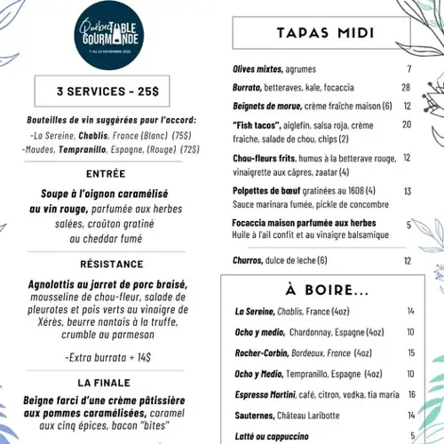 Image promotion Tapas & Liège