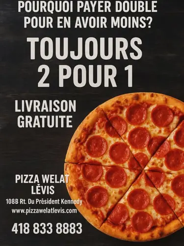 Image promotion Pizza Welat 2 Pour 1