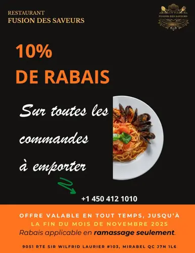 Image promotion FUSION DES SAVEURS