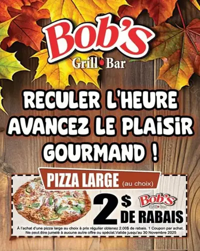 Image promotion Restaurant Bob's Grill Bar