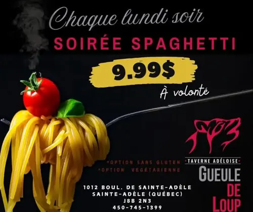 Image promotion Gueule De Loup - Taverne adéloise