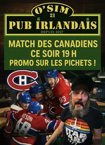 Image promotion O'Sim 21 Pub Irlandais
