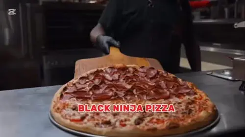 Image promotion Super Cool Fresh Black Ninja Pizza