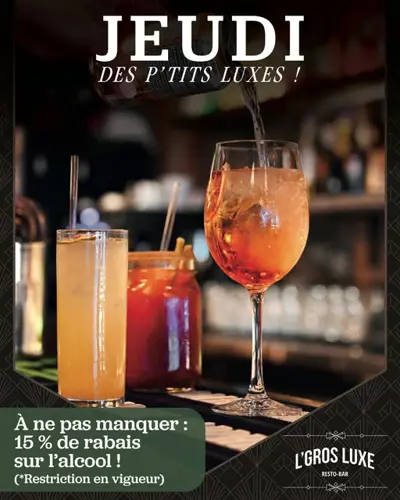 Image promotion L'Gros Luxe Québec
