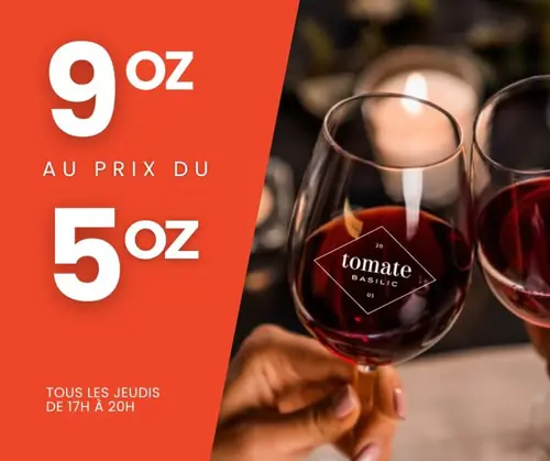 Image promotion Tomate Basilic Pointe aux Trembles