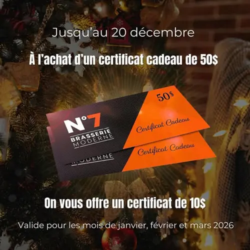 Image promotion Le Numéro 7 - Brasserie Moderne