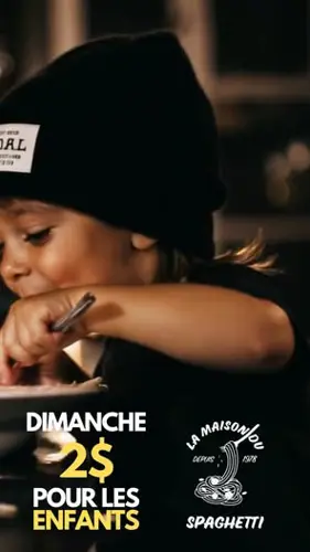 Image promotion Maison du Spaghetti Rimouski