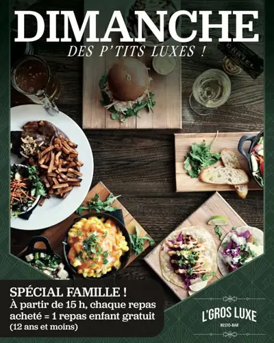 Image promotion L'Gros Luxe Québec