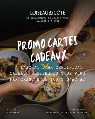 Image promotion Loiseau d'à Côté