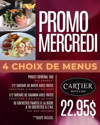 Image promotion Cartier resto Bar