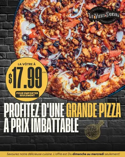 Image promotion Le Vieux Gusta Dorval | Resto-Bar | Pizza | Live Music