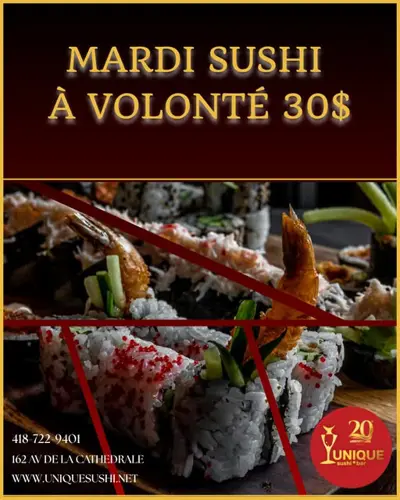 Image promotion L'Unique Sushi Bar