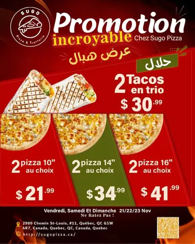 Image promotion SUGO Pizza & Trattoria