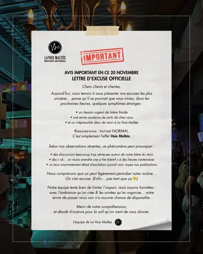 Image promotion La Voie Maltée - Brasserie Artisanale (Jonquière)