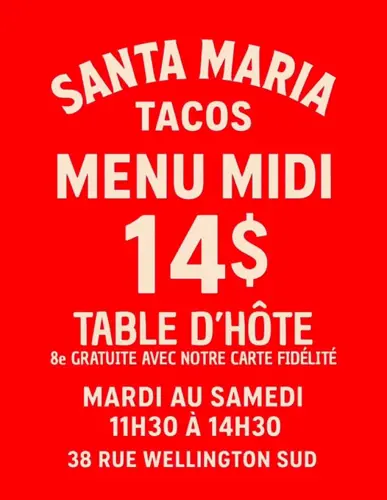 Image promotion Santamaria Tacos