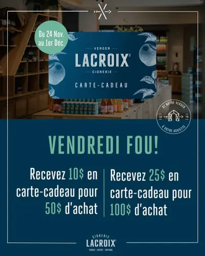 Image promotion Cidrerie Lacroix