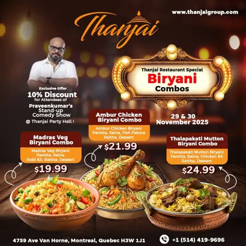 Image promotion Thanjai Restaurant