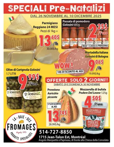 Image promotion La Baie des fromages