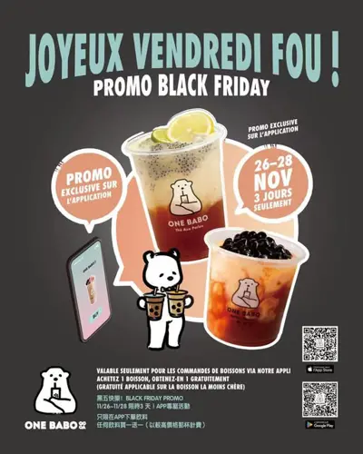 Image promotion One Babo Express - Cuisine Fusionne Asiatique