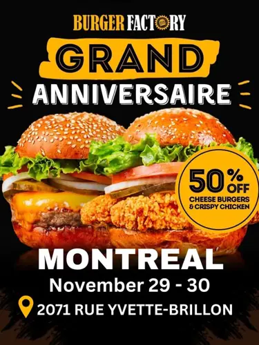 Image promotion Burger Factory