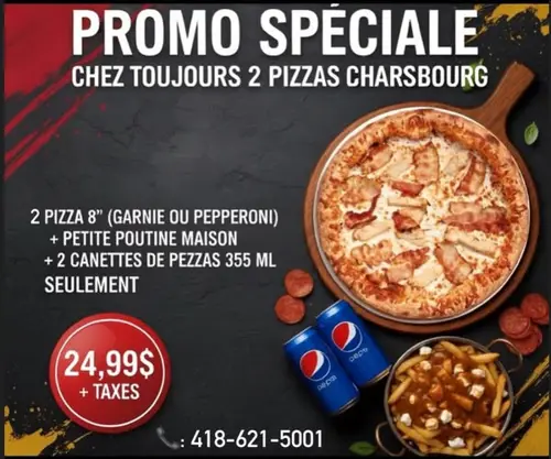 Image promotion Toujours 2 pizzas boulevard de l’ormière