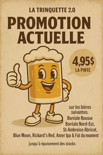 Image promotion Bistro La Trinquette