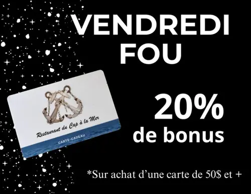 Image promotion Restaurant du Cap à la Mer