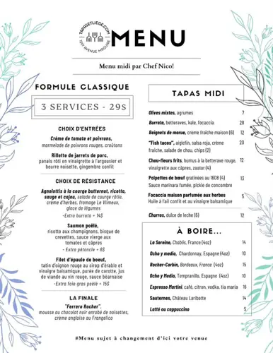 Image promotion Tapas & Liège