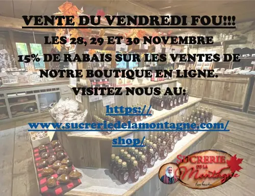 Image promotion Sucrerie de la Montagne