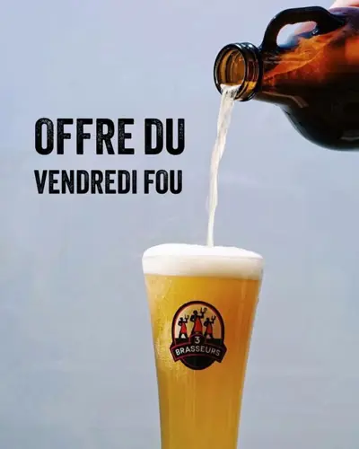Image promotion 3 Brasseurs - Place Sainte-Foy